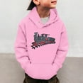 thumbnail image 2 of CONFREE Toddler Boys Hoodie Long Sleeve Boys Pullover Hoodies Cartoon Train Soft Fall Winter Hooded Sweatshirt, 2 of 5