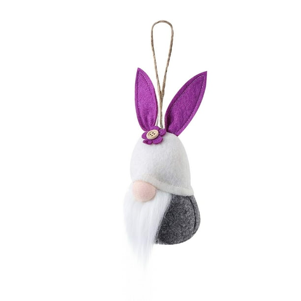 Decoraciones de Pascua, adornos de Pascua, regalos de Pascua, nuevo muñeco de peluche de Pascua con múltiples colgantes de lana, enano anciano sin rostro, decoración de Rudolf.