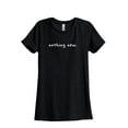 thumbnail image 1 of Nothing New Women's Fashion Relaxed T-Shirt Tee Heather Black X-Large, 1 of 5