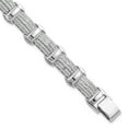 thumbnail image 2 of Auriga Fine Jewelry 925 Sterling Silver Rh-plated Polished CZ 7.5inch Link Bracelet for Women, 2 of 7