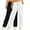 White, variant on Fnooota Womens Sweatpants, Casual 2 Piece Athletic Elastic Waist Jogger Pants Dark Gray Size L