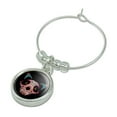thumbnail image 2 of Cat Skull Mexican Day of the Dead Wine Glass Charm Drink Marker, 2 of 3