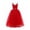Red, variant on Gunia Flower Teen Girl Dress Sleeveless Fashion Mesh Lace Suspender Puffy Birthday Wedding Purple Dress For Girls 3-14 Years