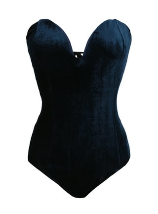 Genuiskids Sexy Black Cutout Bodysuits for Women Long Sleeve High