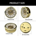 thumbnail image 6 of BYNNIX Elegant 3.5Inch Quartzs Alarm Clock Face Insert with Roman Numerals Clock Head Round Watch Insert for Craft Projects, 6 of 12