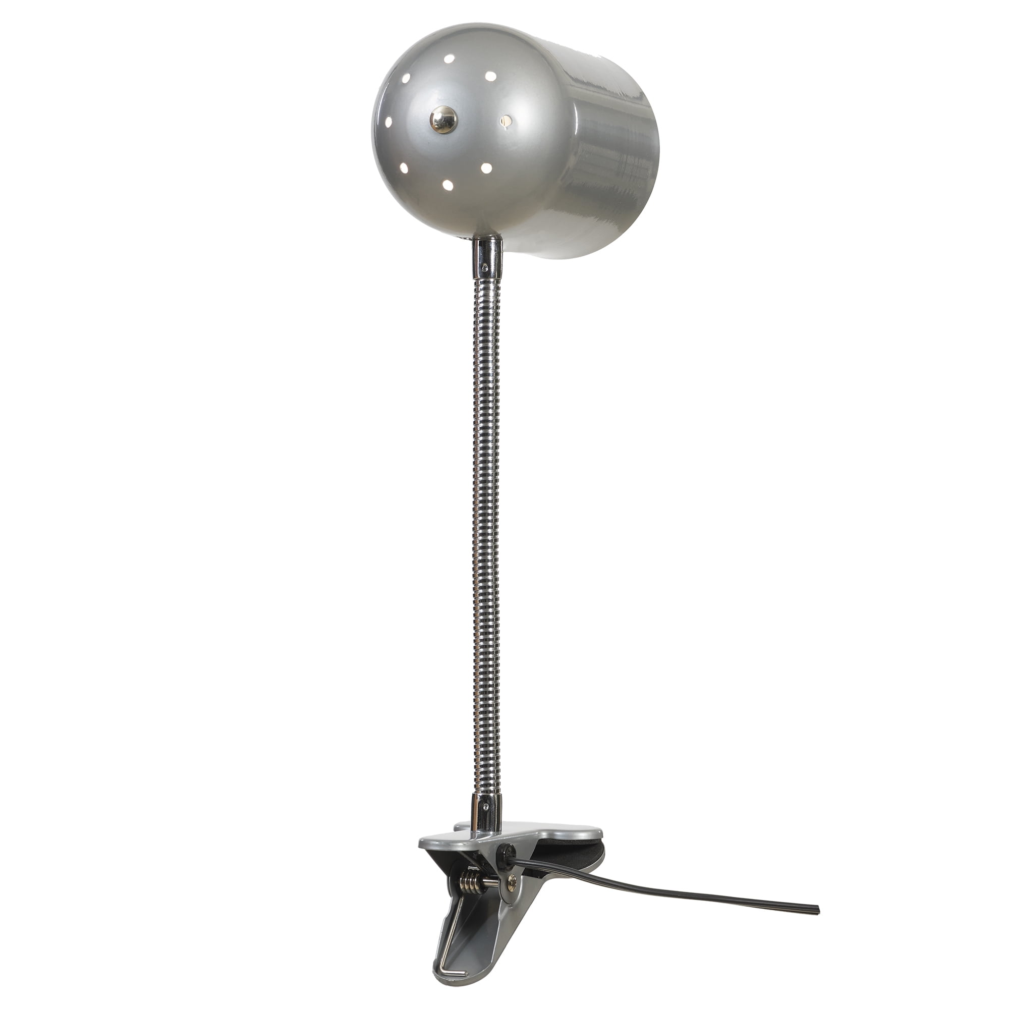 (4 pack) Mainstays 15" Metal Clip Task Lamp, Grey