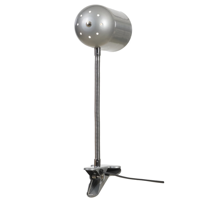 Mainstays 15" Metal Clip Task Lamp, Grey photo 6