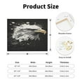 thumbnail image 2 of Kdxio Ink Style Bald Eagle Pattern Canvas Wall Art for Living Room Wall Decor for Bedroom Bathroom Modern Framed Canvas Art Prints Ready to Hang,Horizontal, 2 of 6
