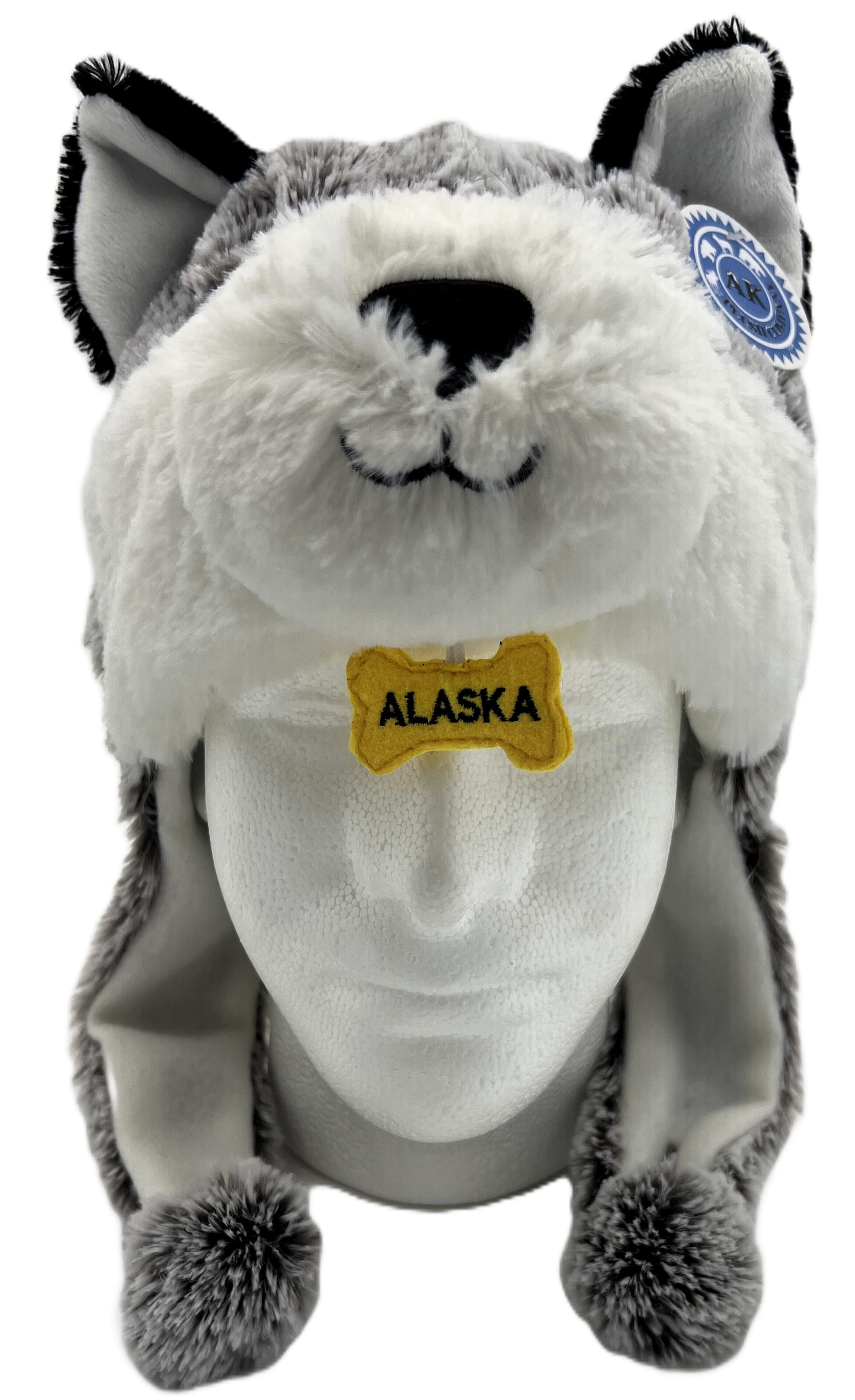Alaskagift Ak Plush Husky Hat