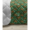 thumbnail image 3 of Green Xmas Down Alternative Comforter, Winter Season Noel Santa Claus Ornamental Socks Repeating Composition Pattern, Microfiber Quilt for All Season, 5 Sizes, Ruby and Dusk, by Ambesonne, 3 of 3