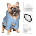 thumbnail image 3 of KLL Cute French Bulldog for Basic Dog Hoodie - Pet Hoodie Sweater with Leash Hole - Cute Dog Sweatshirt - Pet Clothes Hooded Sweatshirt for Dog & Cat -X-Small, 3 of 8