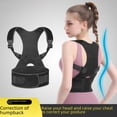 thumbnail image 1 of Adjustable Magnetic Posture Corrector Belt for Adults & Kids - Factory Direct Back & Lumbar Support for Spine Alignment, Hunchback Prevention, Sports & Fitness Protection, Easy to Wear & Customizable, 1 of 5