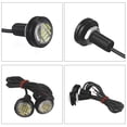 thumbnail image 3 of 2PCS Eagle Eye LED 4014 12SMD 23MM DRL Daytime Running Waterpproof Light Motor Car Lamp, 3 of 7