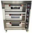 thumbnail image 5 of PreAsion Commercial Independent Control Movable Electric Triple Pizza Oven 6 Baking Sheets 220V 3PH 19.8KW, 5 of 17