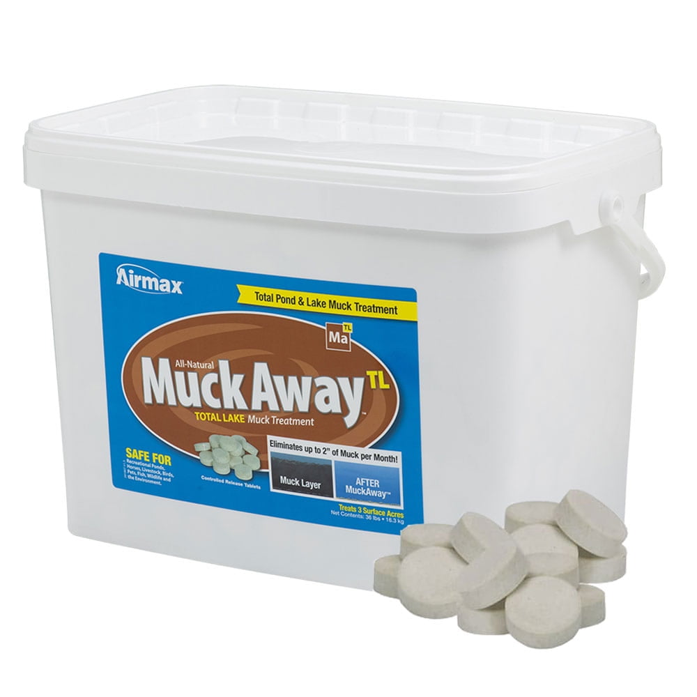 Airmax MuckAway Total Lake Muck Reducer Pellets, Pond Sludge Remover