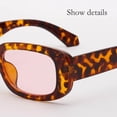 thumbnail image 6 of ibiyuan Polarized Sunglasses Women 90's Fashion Rectangle Sunglasses For Women Black Tortoise Frame Retro Sun Glasses, 6 of 7