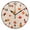 Black, variant on 9.84in Falling Maple Leaves PVC Canvas Wall and Table Clock with Canvas Texture, Black or Gold Hands