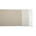 thumbnail image 3 of DII 15x108" Modern Cotton Bordered Dobby Table Runner in Brown, 3 of 6