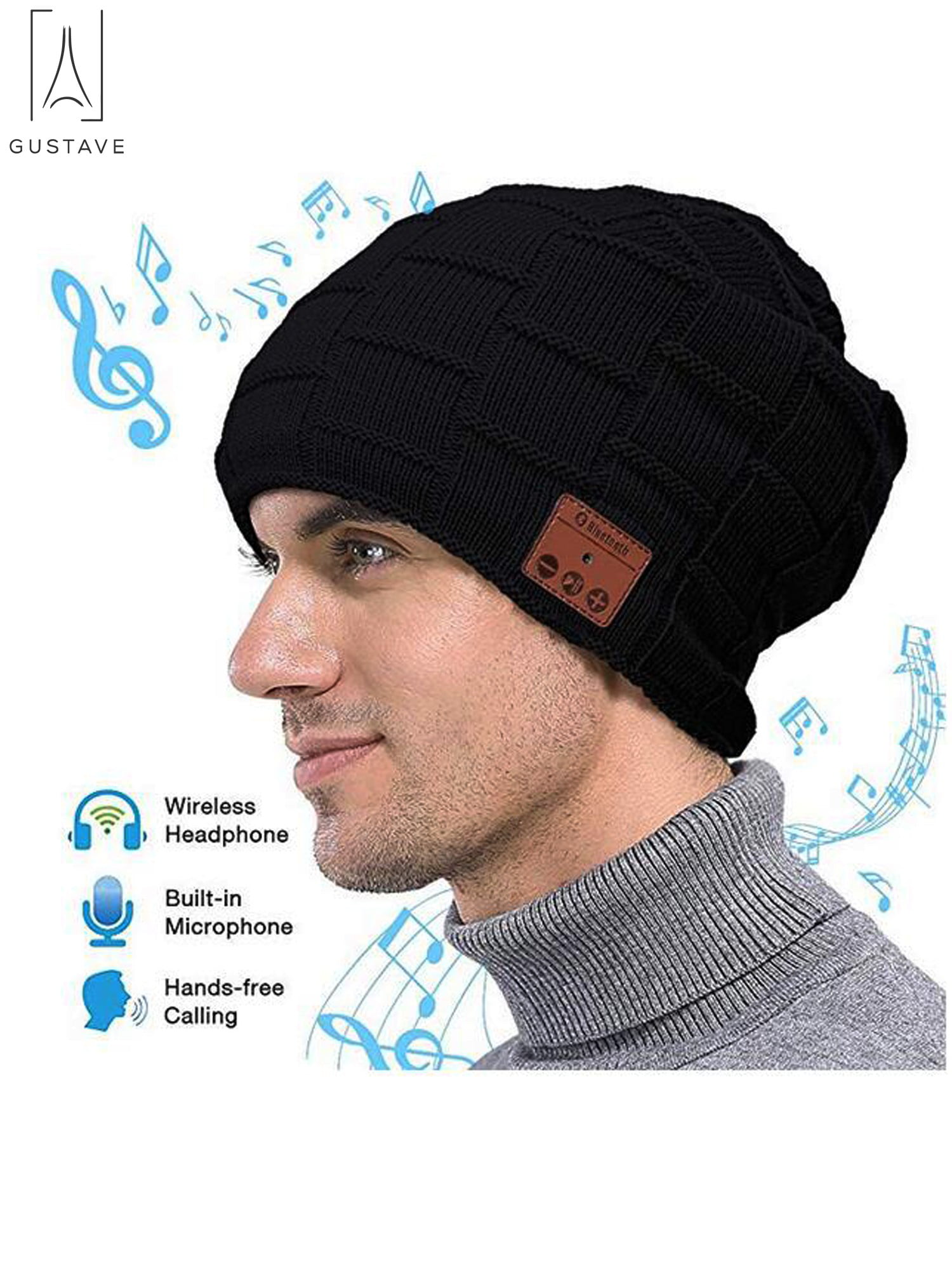 Bluetooth-Musik-warme Beanie-Mütze Wireless Smart Cap-Kopfhörer-Lautsprecher MAB 