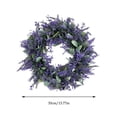 thumbnail image 3 of DefiDgd Artificial Spring Wreath,Colorful Lavender Wreaths for Front Door,Decorative Wreath for Farmhouse Home Wedding Party Wall Windows Garden Outdoor(D), 3 of 7