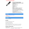 thumbnail image 2 of Front Left Strut and Coil Spring Assembly - Compatible with 1998 - 2003 Toyota Sienna 1999 2000 2001 2002, 2 of 2