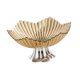 thumbnail image 4 of Frutero con pedestal, bandeja para frutas portátil y práctica, bandeja decorativa para aperitivos, ideal para cumpleaños, oficina, sala de estar y Oro claro, 4 of 8