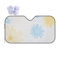 thumbnail image 1 of XMXY Car Sun Shade Windshield, Colorful Beautiful Flowers Abstract Pattern Automotive Front Window Sun Visor for Cars SUV Trucks, Small Size, 1 of 1