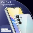 thumbnail image 3 of JETech 3 in 1 Case for Samsung Galaxy A15 5G / 4G 6.5-Inch, with 2-Pack Screen Protector, Tempered Glass Film, Shockproof Bumper Phone Protective Cover Clear Back (Clear), 3 of 6