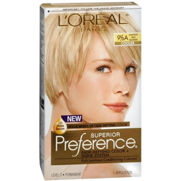 L'Oreal Superior Preference - 9-1/2A Lightest Ash Blonde (Cooler) 1 Each (Pack of 4)