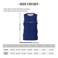 thumbnail image 4 of Rocae Navy Blue for Men's Basketball Jersey Lightweight and Breathable Athletic Tank Top,Quick-Drying Sports Jersey 3X-Large, 4 of 9
