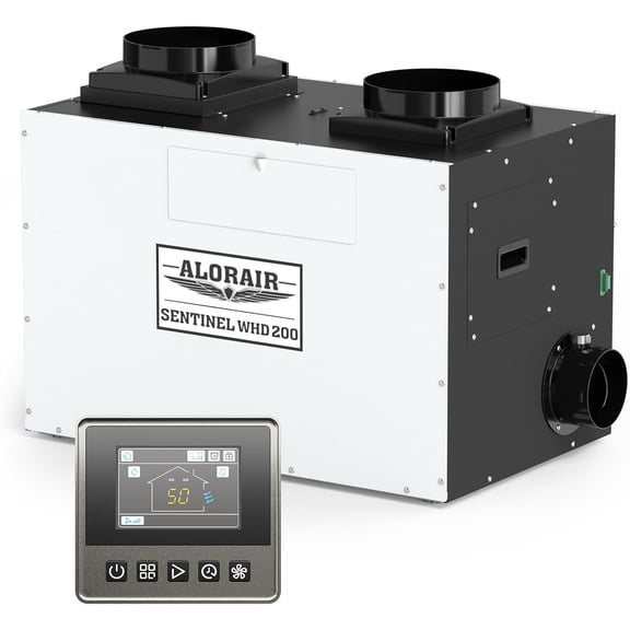 ALORAIR Whole House Dehumidifier, 165 PPD Commercial Grade Whole Home Dehumidifiers for Home, Garages, Water Damage Restoration, 4500 Sq.Ft dehumidifiers for Crawl Space,SLGR Dehumidifiers