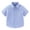 Blue, variant on Mercatoo Toddler Collared Short Sleeve 𝐏o𝗹o Soft Solid Dress Shirt for Baby Boys Girls Cute Summer Comfortable Tee Tops with Pocket
