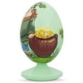 thumbnail image 2 of Irish Leprechaun & Pot of Gold on St Patrick's Day Wooden Figurine, 2 of 3