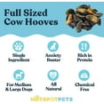 thumbnail image 3 of Hotspot Pets Full-Size Cow Hooves for Dogs | All-Natural Long Lasting Dog Chews (10 Pack), 3 of 9