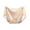 Beige, variant on Wonens Underwear Women's Organic Cotton Underwear, Women Medium-Waist Briefs Solid Color Women Underwear