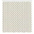 thumbnail image 3 of Ambesonne Yellow and White Shower Curtain, Brick Design, 69"Wx70"L, Yellow Black White, 3 of 3