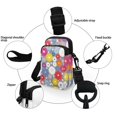 thumbnail image 5 of HELLHERO Colourful Daisies with Zipper Closed Small Crossbody Purse, Trendy Polyester for Outdoor Holiday Travel, 5 of 7