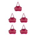 thumbnail image 2 of VONKY Grand Sac de Jouets de Plage Sac Fourre-Tout pour Piscine Sac Anti-Sable Maille Rose Rouge Grand 5ensemble, 2 of 6