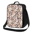 thumbnail image 1 of Fotbe Brown Sloth Lonchera Bolsa de Almuerzo para Hombres y Mujeres, Lonchera de Gran Capacidad, Bolsa de Almuerzo Reutilizable, Bolsa Térmica Aislante, 1 of 7
