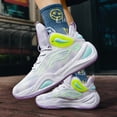 thumbnail image 5 of Womens Mens Basketball Shoes Breathable Lightweight Fashion Athletic Sneakers Unisex Anti Slip Outdoor Sport, 5 of 13