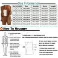 thumbnail image 3 of Women's Elegant Sporty Summer Fitted Jacket Suit Jacket Business Oversize Elegant Spring Thin Transition Jacket Jacket Short Women's Blazers & Suit Jackets Coffee XXXXL, 3 of 6