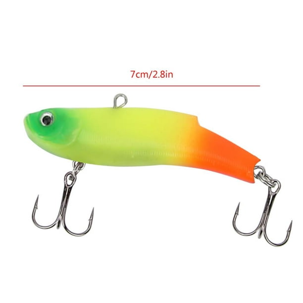 LYUMO HENG JIA 7CM Vivid Soft Lures Artificial Minnow Fishing Bait with  Hooks, Artificial Lures, Lures 