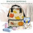 thumbnail image 5 of Pofeuu Rustic Harvest Time Print Diaper Bag Backpack, Multifunction Travel Pack Maternity Baby Changing Bags, Large Capacity, Waterproof, 5 of 6