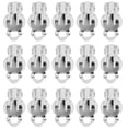 thumbnail image 1 of 20pcs Ear Clips on Earrings Converter Flat Round Earring Components Jewelry Tools for DIY Earring None Pierced Ears(10mm, Silver), 1 of 8