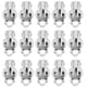 thumbnail image 1 of 20 piezas de clips de oreja en aretes Convertidor de componentes de aretes redondos planos Herramientas de joyería para bricolaje Pendientes Ninguno Orejas perforadas (10 mm, Plata), 1 of 4
