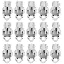 Monyance Clip on Earrings Silver Flat Earring Clips: 20pcs, 10mm, DIY Jewelry Tools(0.63X0.39X0.2Inches)