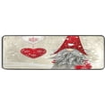 thumbnail image 5 of SKYSONIC 2'X6' Lovely Gnome Heart Runner Rug with Rubber Backing, Happy Valentines Day Non Slip Entryway Rug Runner Washable Soft Area Rug Carpet for Hallway Bedroom Kitchen Decor, 5 of 6