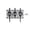 Black, variant on FeiFu Halloween Garden Fence 10pc Set Black Plastic Lawn Edging Yard Border Stakes Outdoor Patio Decor Spooky Seasonal Home Party Scene Accessory Valla de Jardin para Halloween