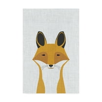 Trademark Fine Art 'Foxy' Canvas Art by Annie Bailey Art