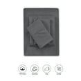 thumbnail image 6 of BLC Queen 100% Cotton Percale Sheet Set 4 piece Hotel Quality Sheets Gray color 300 Thread Count Soft Cotton Deep Pocket up to 15-inch Fade and Shrink Resistant, 6 of 7